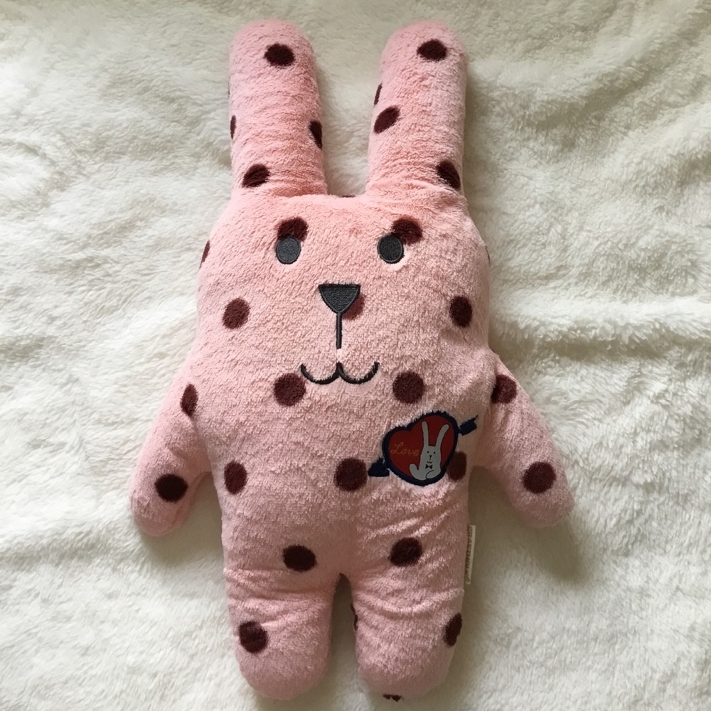 Craftholic Pink Polka Dot Sakura Rabbit (RAB) Plush